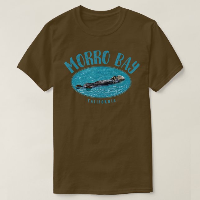 Camiseta Morro Bay California Sea Otter Design (Diseño del anverso)