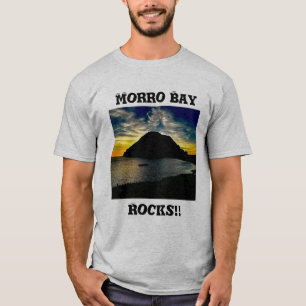 Camiseta ¡¡Morro Bay Rocks!! Bolsa de tocador que refleja l