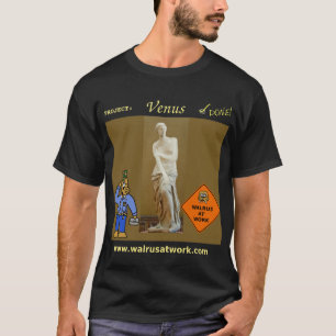 Camiseta Morsa en el proyecto de Venus del trabajo (oscuro)