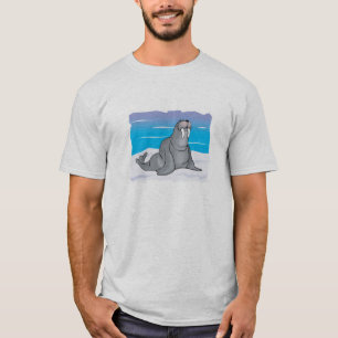Camiseta morsa linda y feliz
