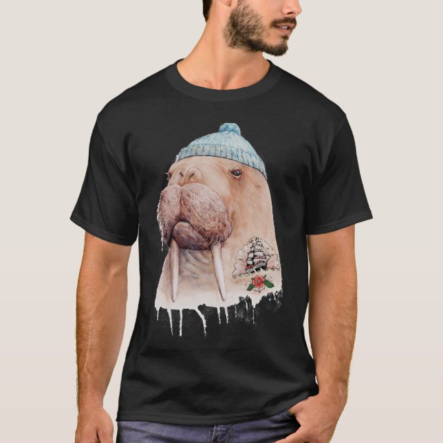 Camiseta Morsa Tatuada (Anverso)