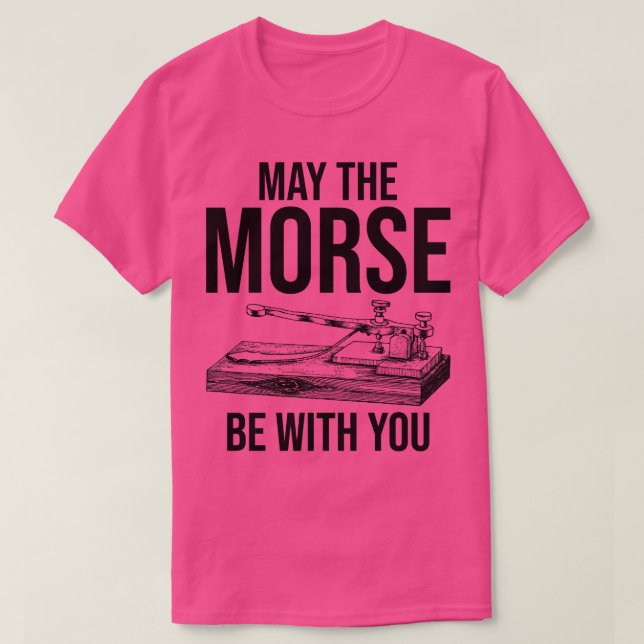 Camiseta Morse Be With You Morse (Diseño del anverso)