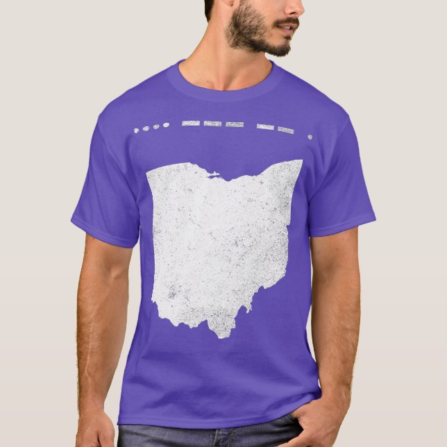 Camiseta Morse Code Ohio Home Tshirt Fantástica idea de reg (Anverso)