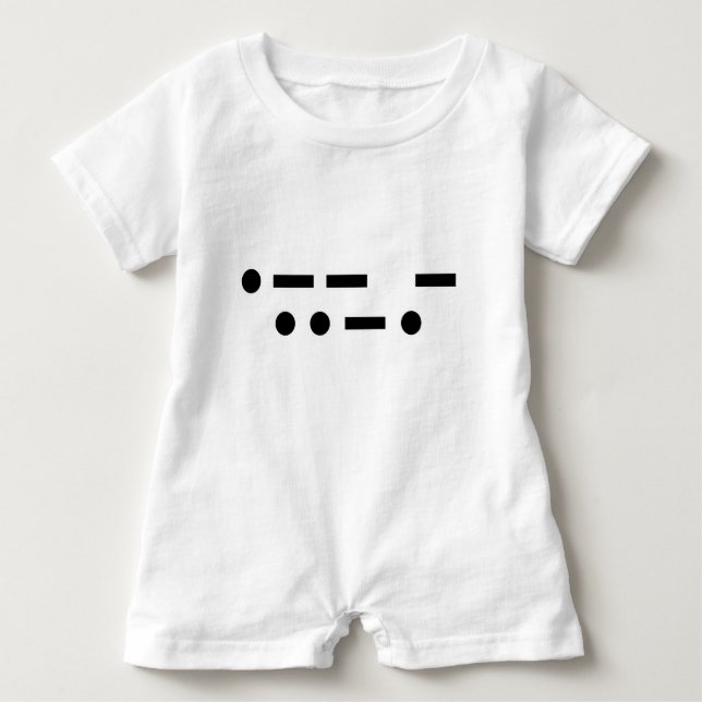 Camiseta Morse código wtf (Anverso)