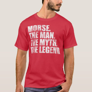 Camiseta Morse Morse apellido Morse apellido Morse Surna