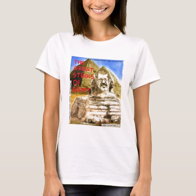 Camiseta Morsi Grandes Apestas De Divertido Egipto (Anverso)