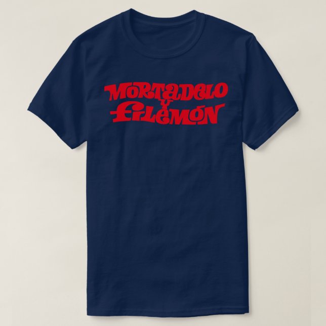 Camiseta Mortadelo y Filemon red TShirt (Diseño del anverso)