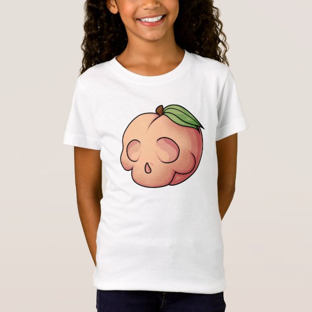 Camiseta Mortal Barriga de cráneo (Anverso)