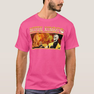 Camiseta Mortal Kombat Inferno Scorpion Retro 90s Video Jue