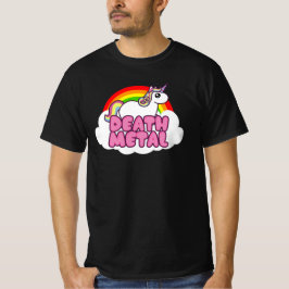 Camiseta Mortalidad silenciosa Metalizado Unicornio arcoiri
