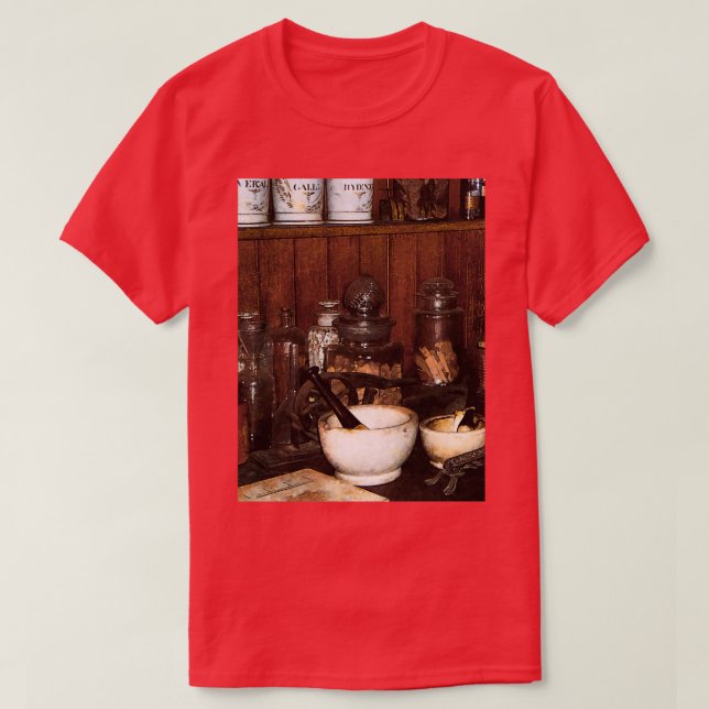 Camiseta Mortar and Pestle in Drug Store (Diseño del anverso)