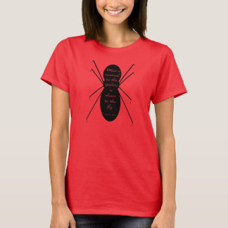 Camiseta Morticia Addams y la araña