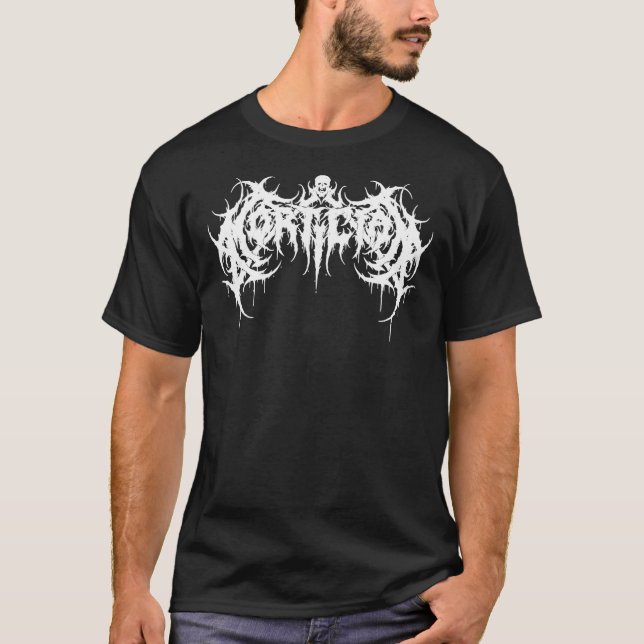 Camiseta Mortician Band Logo Teesshirts   (Anverso)