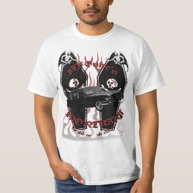 Camiseta Mortuorio de McGuires (blanco) (Anverso)