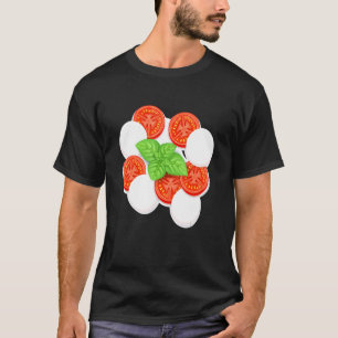 Camiseta Morzarella Caprese I Tomates Vegetales Gardenerado