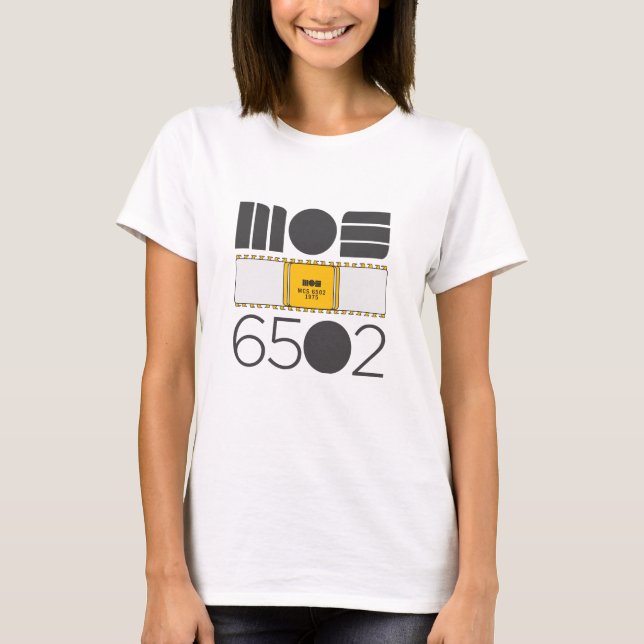 Camiseta MOS 6502 para mujeres (Anverso)