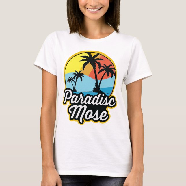 Camiseta "Mosa paradisíaca" - (Anverso)