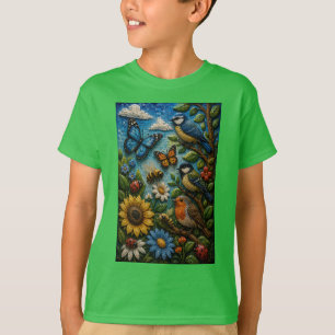Camiseta Mosaico 3D Jardín de Aventuras