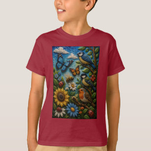 Camiseta Mosaico 3D Jardín de Aventuras