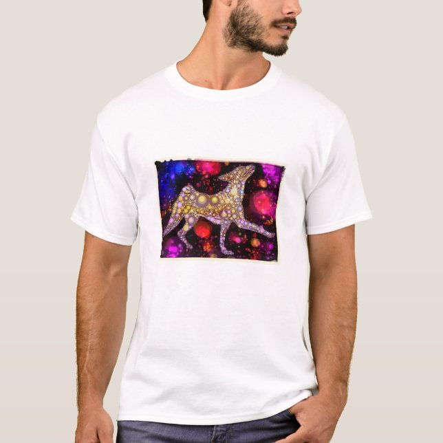 Camiseta Mosaico Basenji (Anverso)