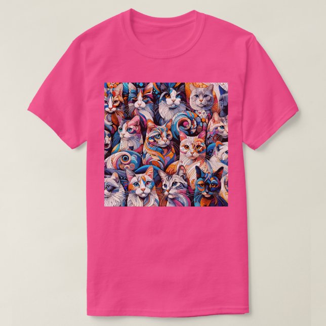 Camiseta Mosaico captino caprichoso - Caleidoscópico (Diseño del anverso)