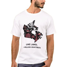 Camiseta Mosaico de Arce Canadiense: Diseño de Uni