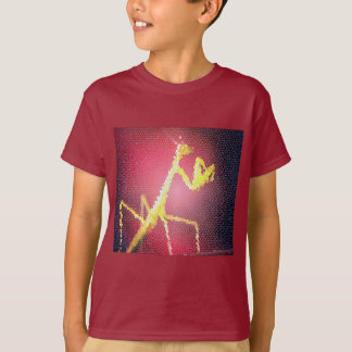Camiseta - Mosaico de baldosas de mantis granate