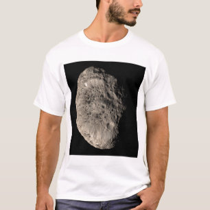 Camiseta Mosaico de color verdadero de la luna de Saturno d