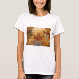 Camiseta mosaico de jesus christ