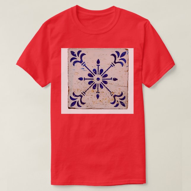 Camiseta mosaico de lisboa 4 (Diseño del anverso)