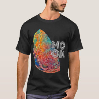 Camiseta Mosaico de Luna Estético Colorido