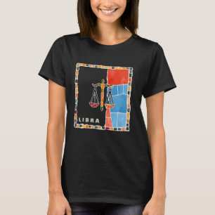 Camiseta Mosaico de signos libra zodiac - armonía y equilib