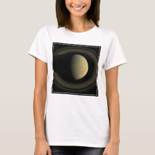 Camiseta Mosaico Del Planeta Saturno Y Sus Anillos Principa
