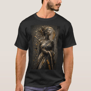 Camiseta Mosaico Dorado Ensoñación – Lujo Contemporáneo