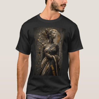 Camiseta Mosaico Dorado Ensoñación – Lujo Contemporáneo