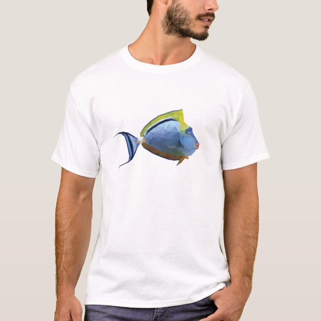 Camiseta Mosaico geométrico Naso Tang (Anverso)