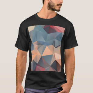 Camiseta Mosaico Polígono: Elegancia Geométrica Creativa.