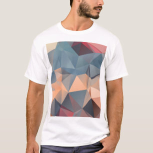Camiseta Mosaico Polígono: Elegancia Geométrica Creativa.