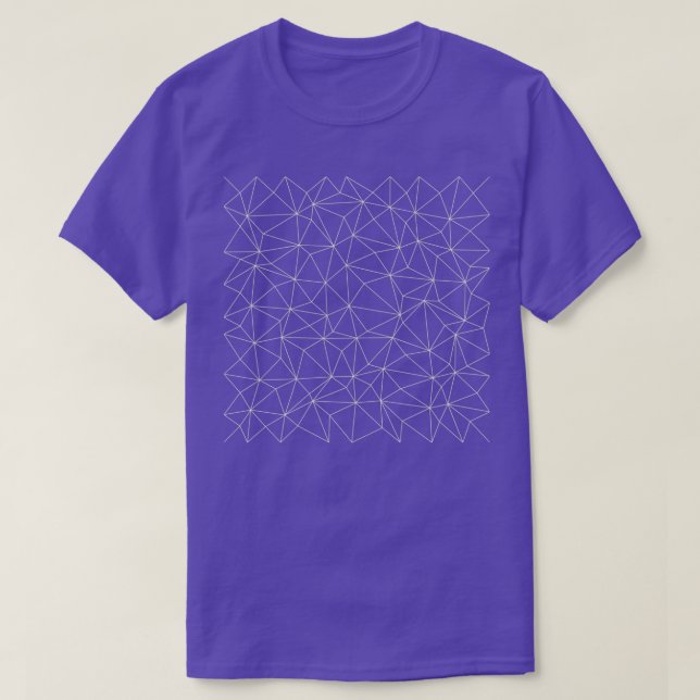 Camiseta Mosaico triangular 1 (Diseño del anverso)