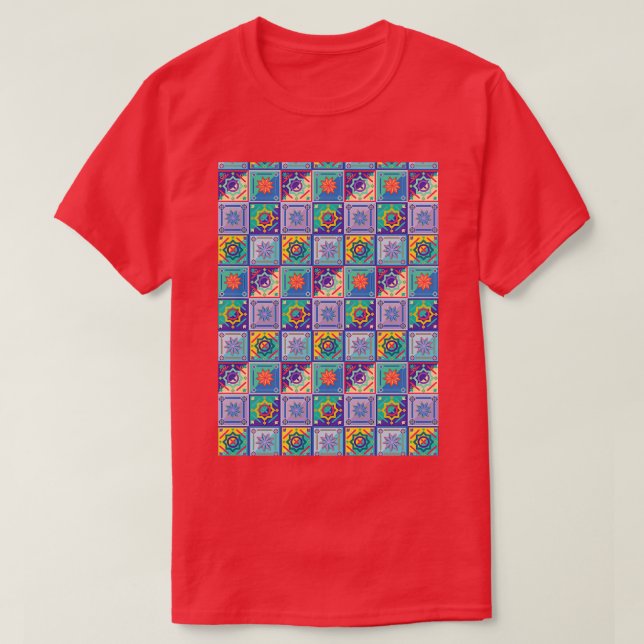Camiseta Mosaicos alquimistas (Diseño del anverso)
