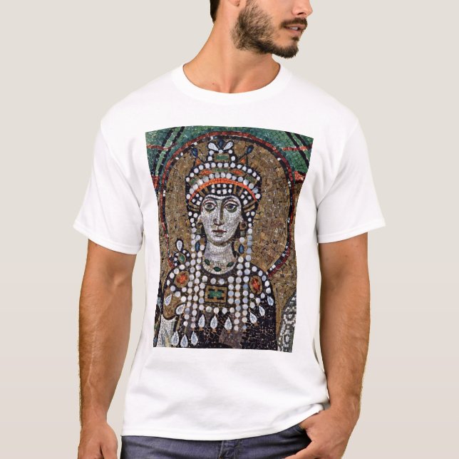 Camiseta Mosaicos de Chor en San Vitale en Ravena, Szene: (Anverso)