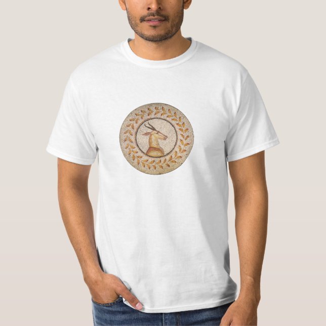 CAMISETA MOSAICOS ROMANOS ANTIGUOS / GAZZELLE (Anverso)