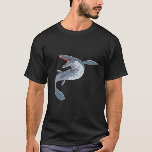 Camiseta Mosasaurios de dinosaurios prehistóricos de la die (Anverso)