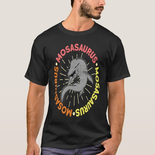 Camiseta Mosasaurus Dino Prehistoric Dinosaur 7 (Anverso)