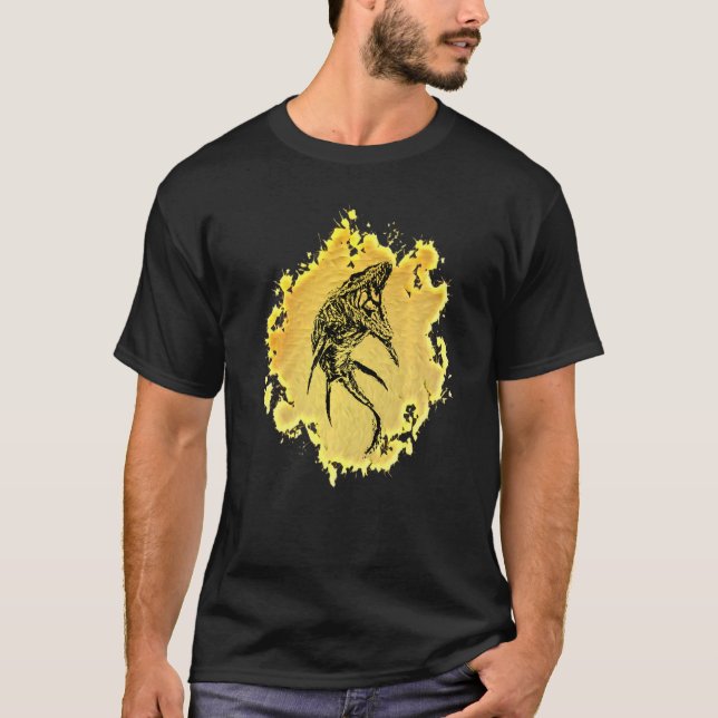 Camiseta Mosasaurus Dinosaur Motif Prehistórico Predator Di (Anverso)