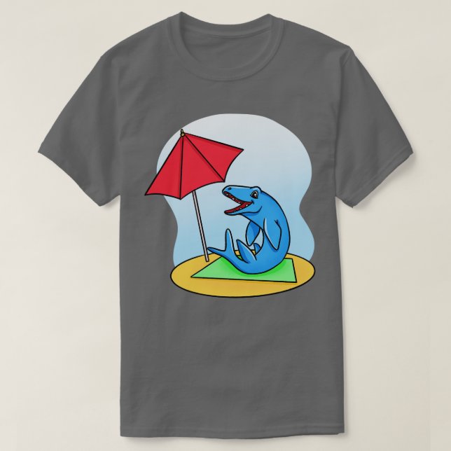 Camiseta Mosasaurus Sunbathing (Diseño del anverso)