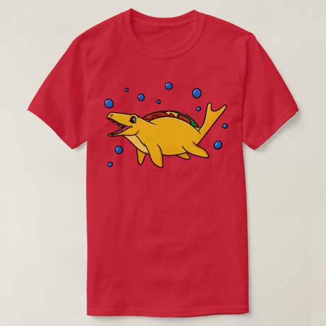 Camiseta Mosasaurus Taco (Diseño del anverso)