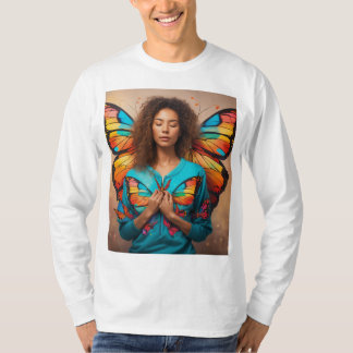 Camiseta "Mosca alta, mariposa pequeña"