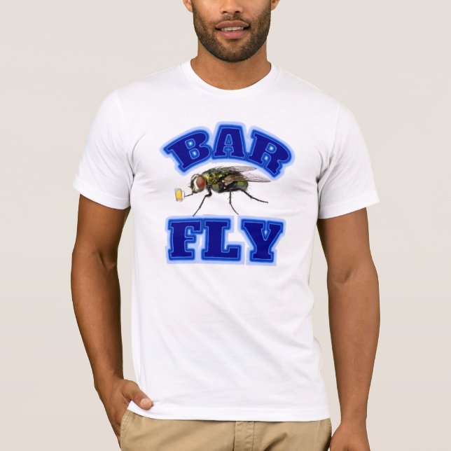 Camiseta Mosca de la barra de los hombres (Anverso)