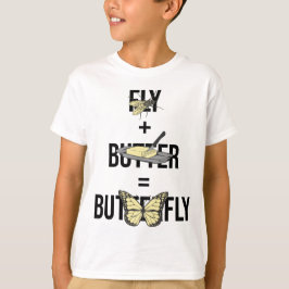 Camiseta Mosca de mariposa más Butter Funny Pun